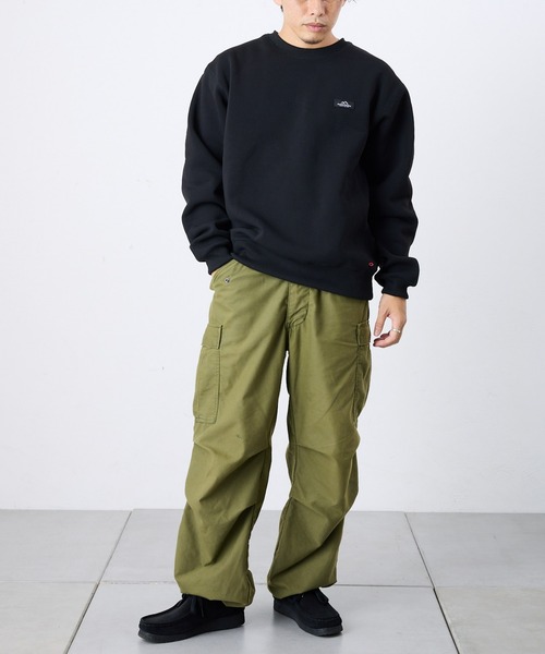 「Franklin Climbing」 スウェットカットソー M グレー メンズ_画像9