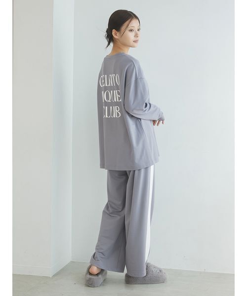 gelato pique（ジェラートピケ） パジャマ ルームウェア インレイロゴ