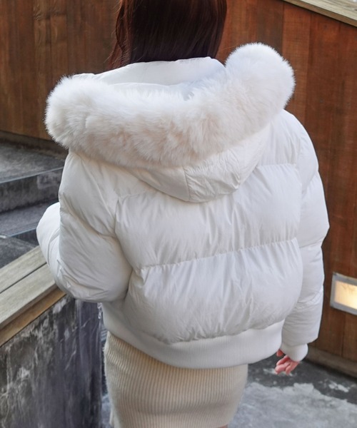 unnu（ユヌ） ダウンコート ダウンジャケット 「3WAY」ボリューム