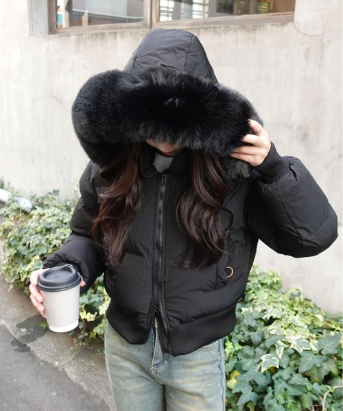 unnu（ユヌ） ダウンコート ダウンジャケット 「3WAY」ボリューム