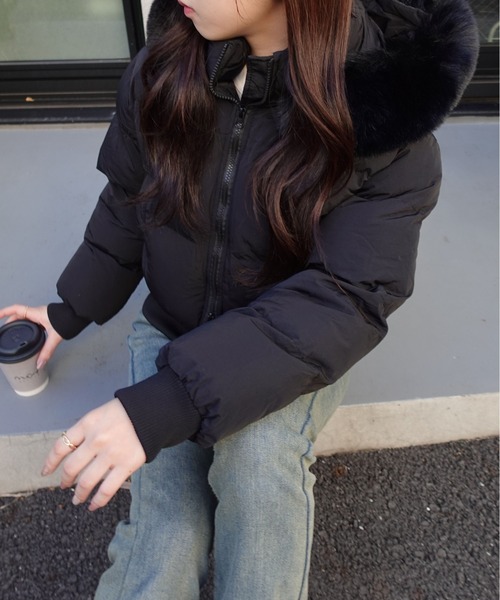 unnu（ユヌ） ダウンコート ダウンジャケット 「3WAY」ボリューム