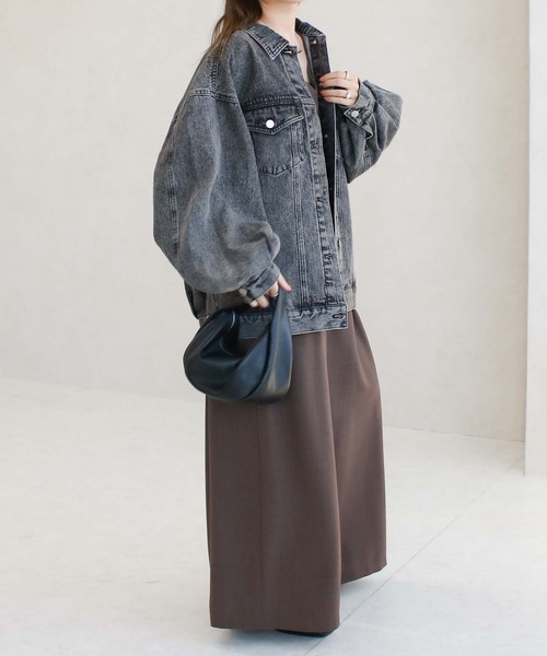 「Social GIRL」 デニムジャケット M ライトブルー レディース_画像3