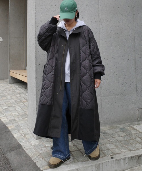 etsinta（エシンタ） コート ONE SIZE ブラック レディース : ZOZOTOWN