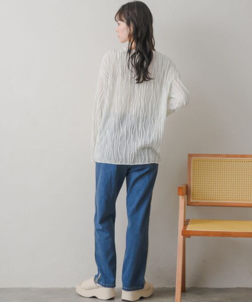 「RETRO GIRL」 長袖カットソー FREE ナチュラル レディース_画像5