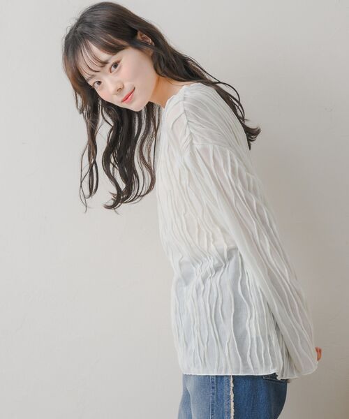 「RETRO GIRL」 長袖カットソー FREE ナチュラル レディース_画像8