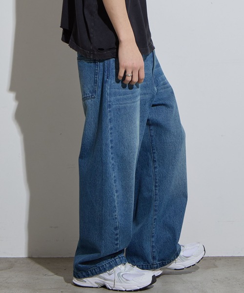 「SLICK」 デニムパンツ 1 インディゴブルー メンズ_画像4