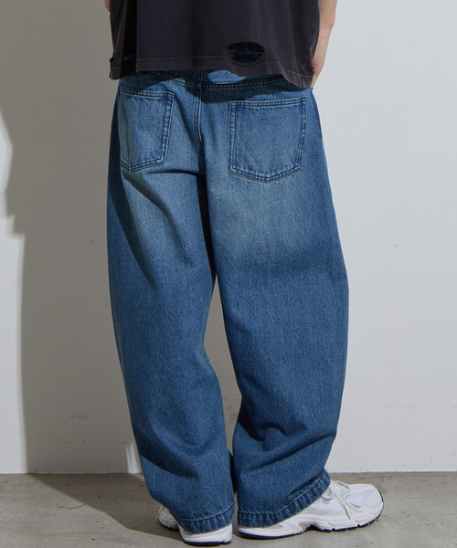 「SLICK」 デニムパンツ 1 インディゴブルー メンズ_画像5