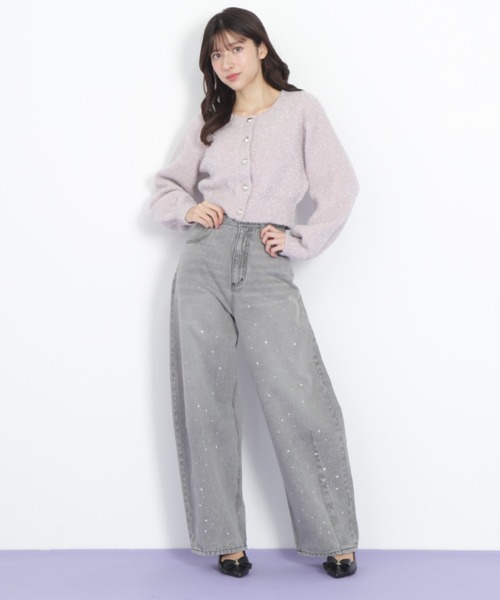 JILL by JILLSTUART フェザーニットカーディガン 楽天市場】【SALE／30%OFF】ラメフェザーカーディガン JILL by JILL