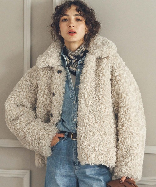 ファーブルゾン　グレディブリリアン　ファーコート Gready Brilliant（グレディブリリアン） コート アウター カーリー