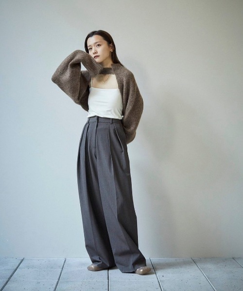 TODAYFUL 「TODAYFUL」 ニットボレロ FREE ブラウン レディース