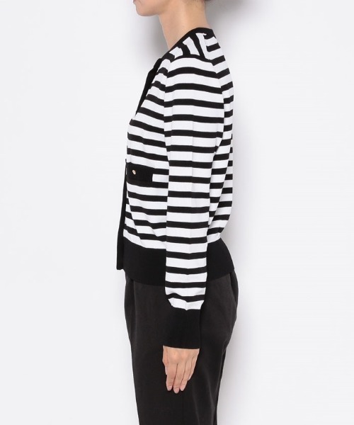 「allureville」 ニットカーディガン 2 キャメル レディース_画像3