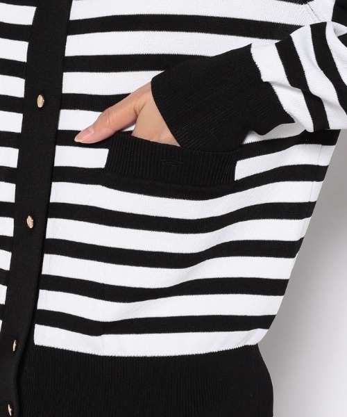 「allureville」 ニットカーディガン 2 キャメル レディース_画像6