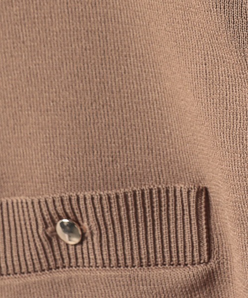 「allureville」 ニットカーディガン 2 キャメル レディース_画像9