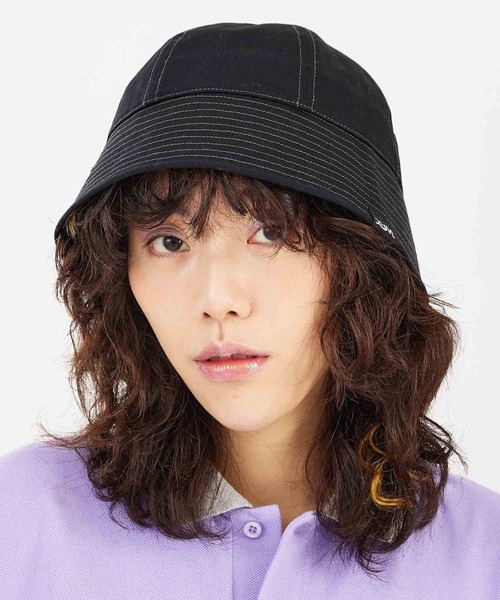 「X-girl」 ハット ONE SIZE ブラック レディース_画像8