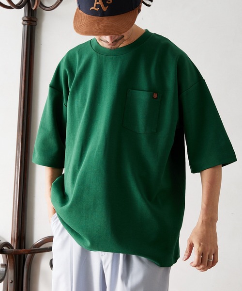 「UNIVERSAL OVERALL」 半袖Tシャツ SMALL ブルー メンズ_画像3
