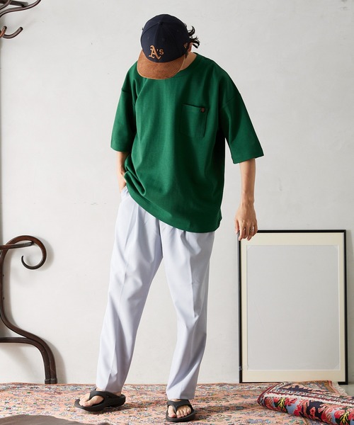「UNIVERSAL OVERALL」 半袖Tシャツ SMALL ブルー メンズ_画像8