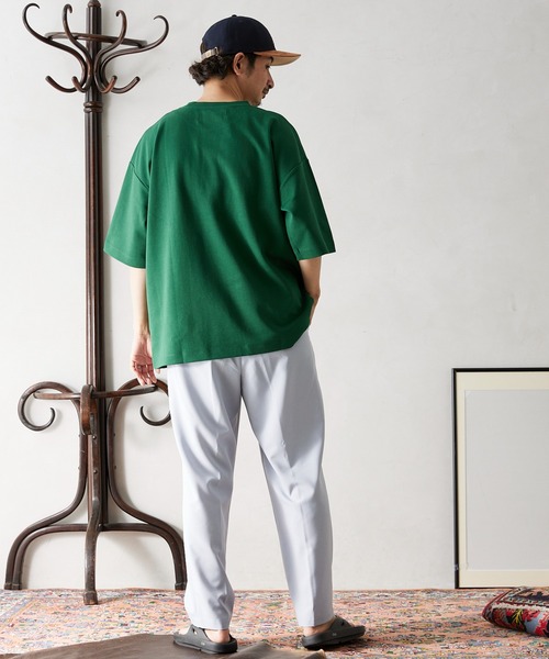 「UNIVERSAL OVERALL」 半袖Tシャツ SMALL ブルー メンズ_画像9
