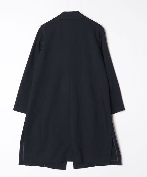 「自由区」 チェスターコート 40 ネイビー レディース_画像2