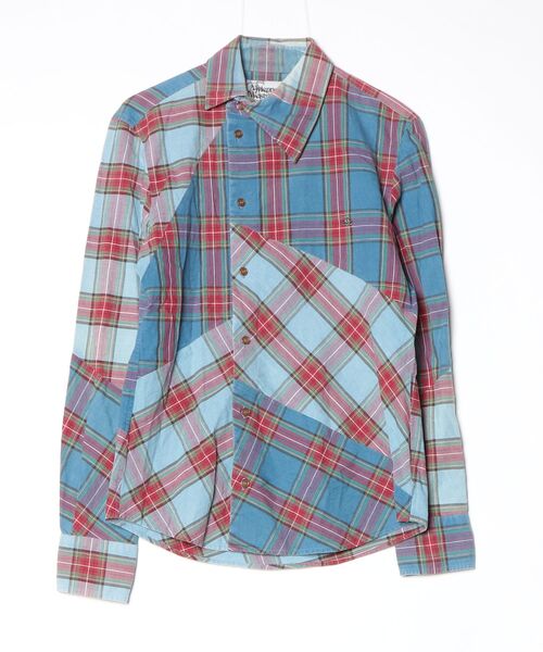 Vivienne Westwood 長袖シャツ 46 Vivienne Westwood MAN 「Vivienne MAN」 チェック柄長袖シャツ 46