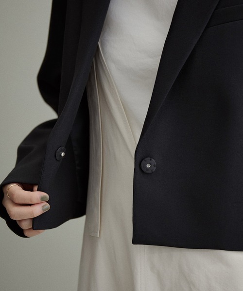 ADAM ET ROPE'（アダムエロペ） テーラードジャケット FREE ブラック