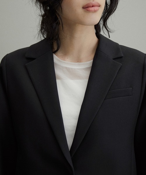 ADAM ET ROPE'（アダムエロペ） テーラードジャケット FREE ブラック
