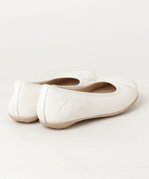 PUMA（プーマ） フラットパンプス 23.0cm ホワイト レディース