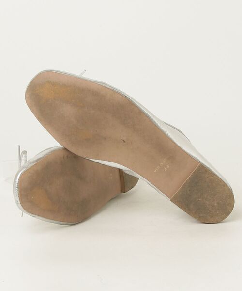 「ADAM ET ROPE'」 フラットパンプス 23cm シルバー レディース_画像3