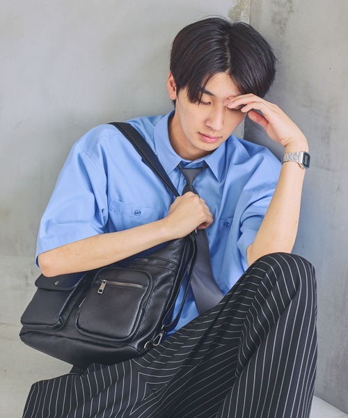PBLIM ショルダーバッグ バッグ 「UNISEX/3WAYで使える」7ポケット