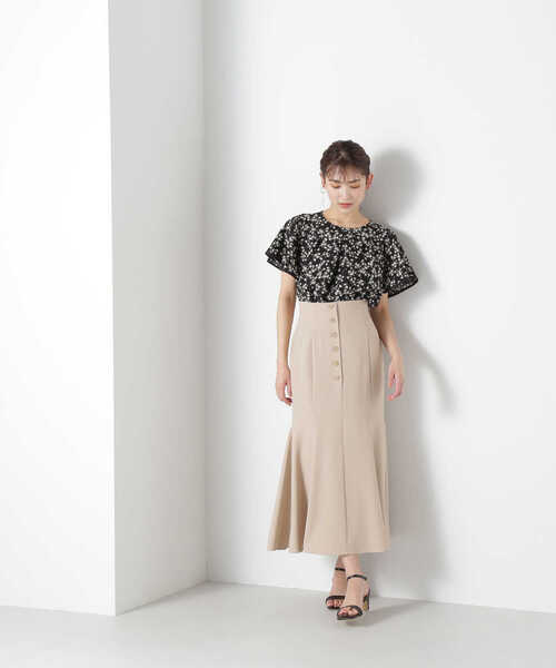 「NATURAL BEAUTY BASIC」 半袖ブラウス SMALL ホワイト系その他 レディース_画像5