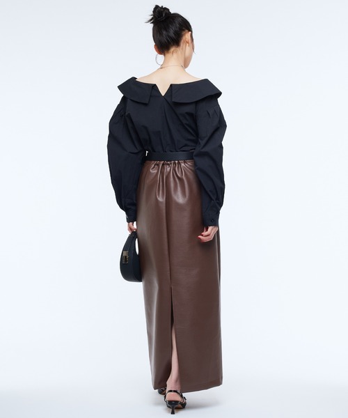 「Narcissus」 長袖ブラウス FREE ホワイト レディース_画像5