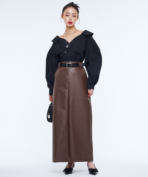 「Narcissus」 長袖ブラウス FREE ホワイト レディース_画像7