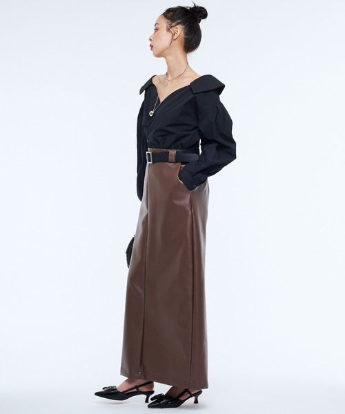 「Narcissus」 長袖ブラウス FREE ホワイト レディース_画像8