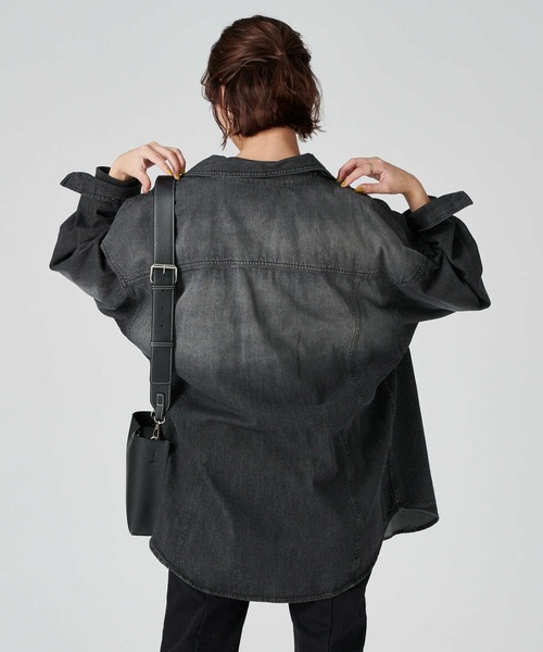 BACK NUMBER 7分袖シャツ M ブラック レディース : ZOZOTOWN Yahoo!店