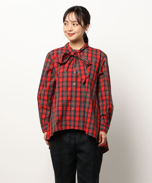 「MIDIUMISOLID」 長袖シャツ FREE ブラック レディース_画像4