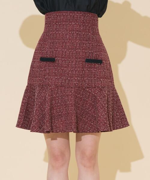 「WILLSELECTION」 フレアスカート FREE チャコールグレー レディース_画像3