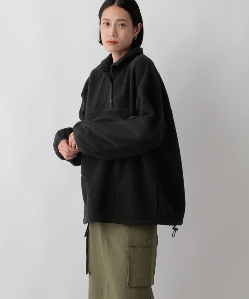 「LOWRYS FARM」 スウェットカットソー MEDIUM アイボリー レディース_画像7