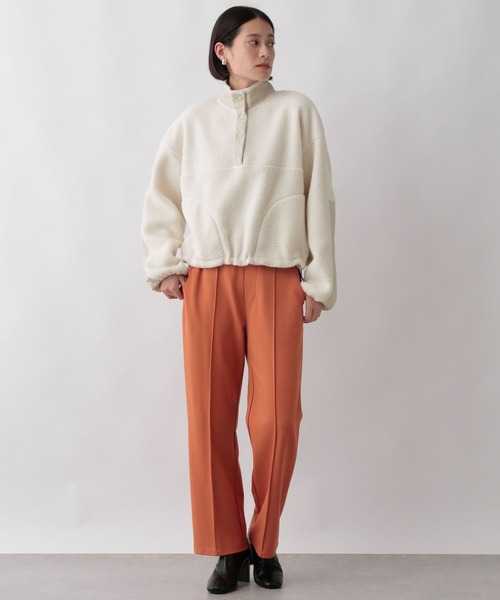 「LOWRYS FARM」 スウェットカットソー MEDIUM アイボリー レディース_画像8