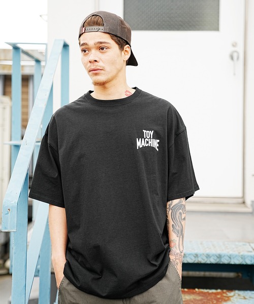 「TOY MACHINE」 半袖Tシャツ M ブラック メンズ_画像3
