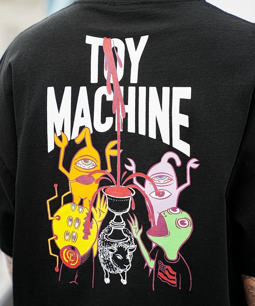 「TOY MACHINE」 半袖Tシャツ M ブラック メンズ_画像5