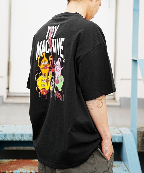 「TOY MACHINE」 半袖Tシャツ M ブラック メンズ_画像7