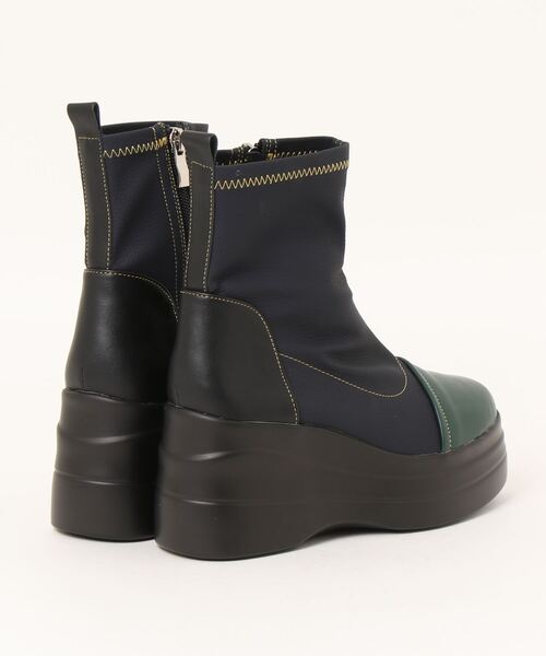 「YOSUKE」 ブーツ S ブラック レディース_画像2