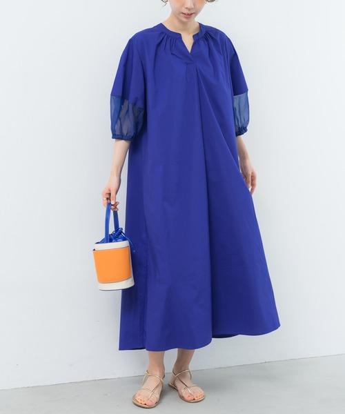 「ANNA LUNA」 半袖ワンピース MEDIUM ブラック レディース_画像2