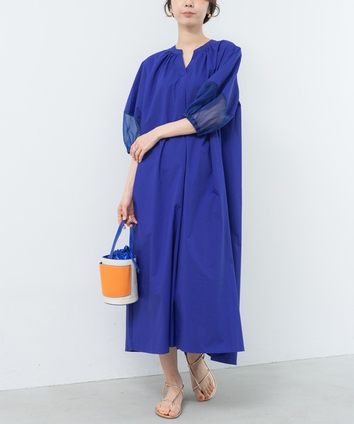 「ANNA LUNA」 半袖ワンピース MEDIUM ブラック レディース_画像3