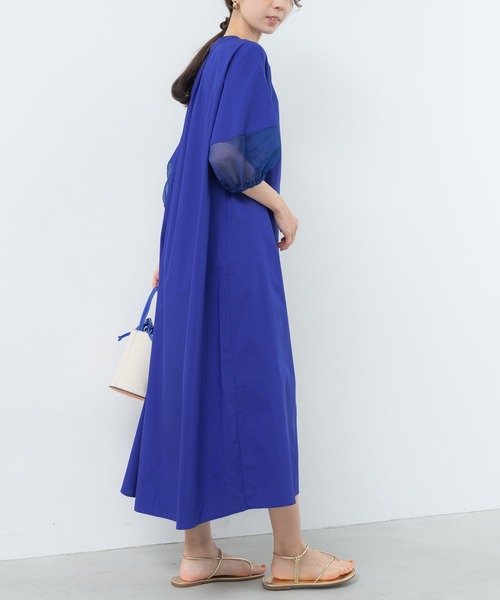 「ANNA LUNA」 半袖ワンピース MEDIUM ブラック レディース_画像4