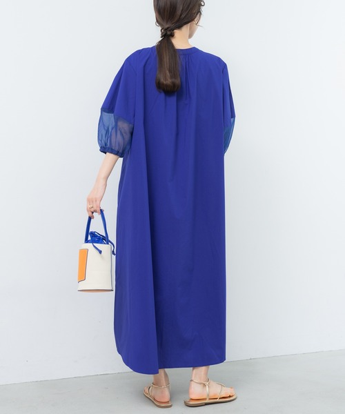 「ANNA LUNA」 半袖ワンピース MEDIUM ブラック レディース_画像5