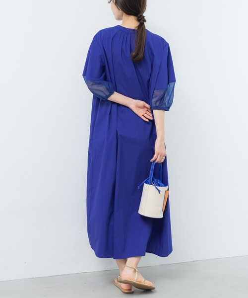「ANNA LUNA」 半袖ワンピース MEDIUM ブラック レディース_画像6