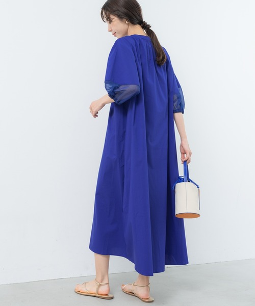 「ANNA LUNA」 半袖ワンピース MEDIUM ブラック レディース_画像7