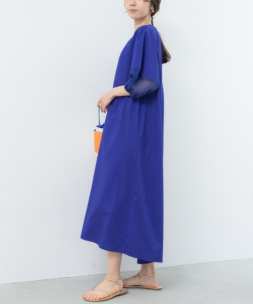「ANNA LUNA」 半袖ワンピース MEDIUM ブラック レディース_画像8
