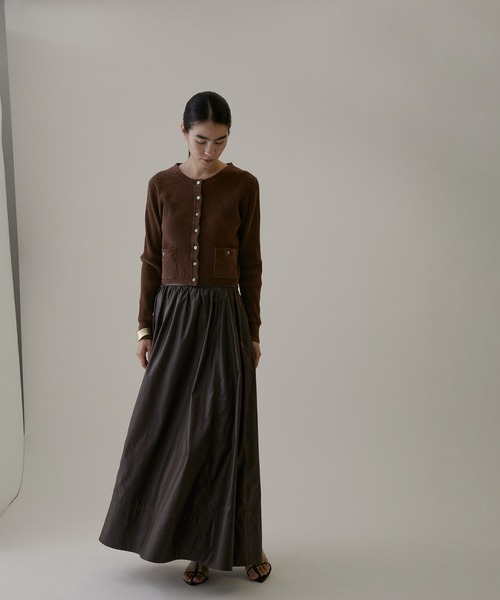 「SALON adam et rope'」 ニットカーディガン FREE ホワイト系その他2 レディース_画像2