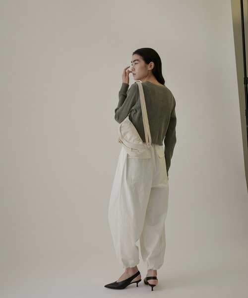 「SALON adam et rope'」 ニットカーディガン FREE ホワイト系その他2 レディース_画像3